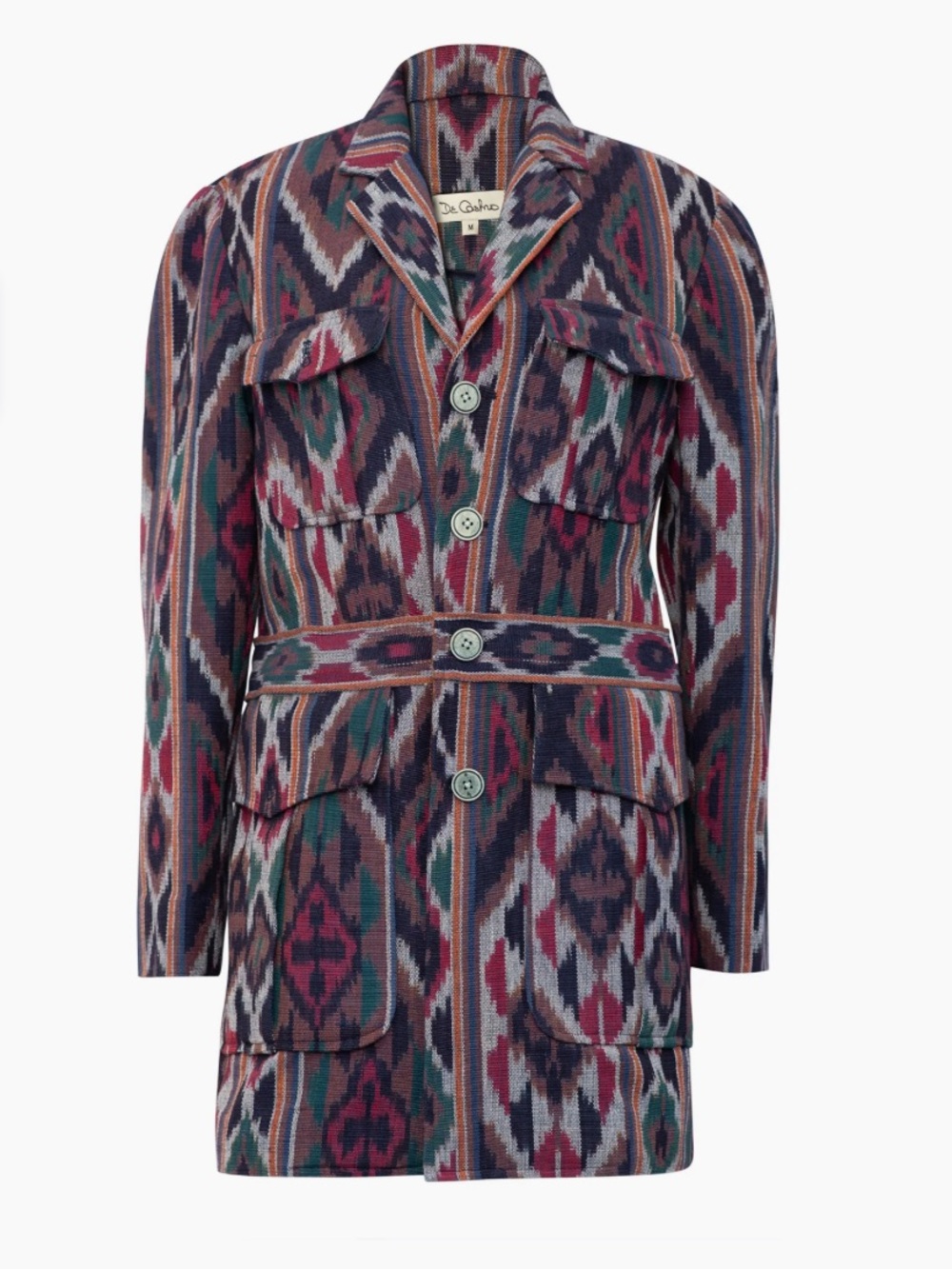 Patterned Multicolor Ikat Jacket